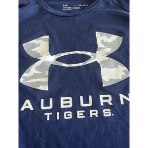 Youth Under Armour University Auburn Tigers Long‎ Sleeve Shirt Youth Large Loose